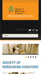 Mobile Screenshot of herbariumcurators.org
